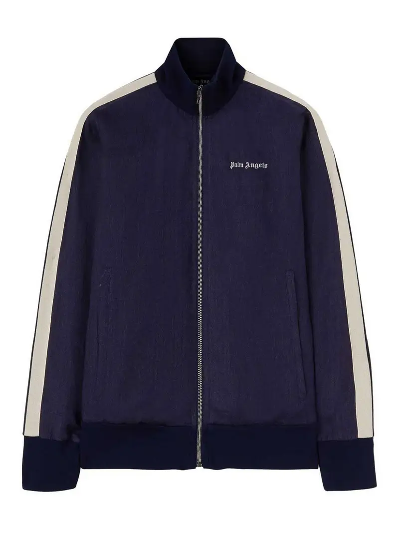 Giacca Con Dettaglio Righe Blu