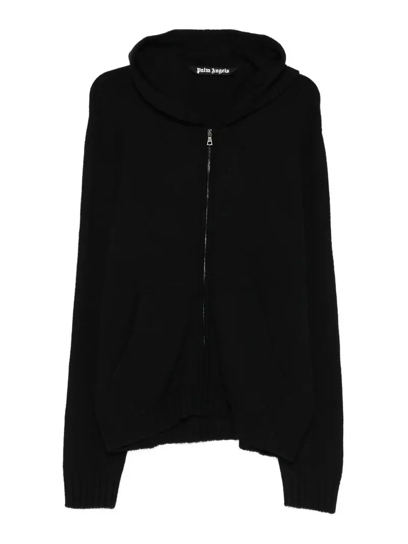 Nero con cappuccio classico Rosso