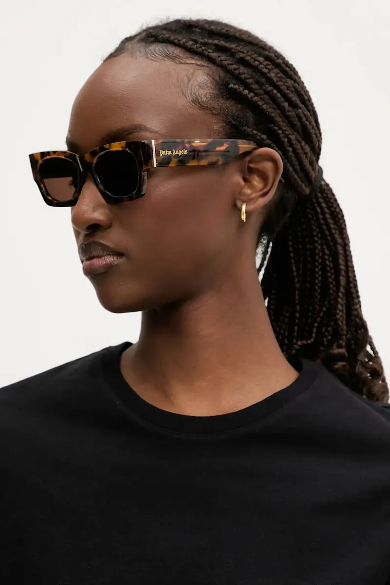 occhiali da sole colore marrone PERI089_516064