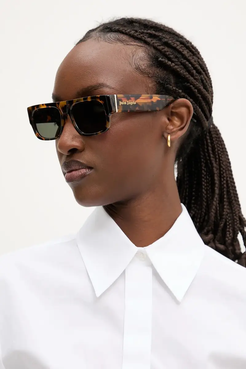 occhiali da vista colore marrone PERI085_536055