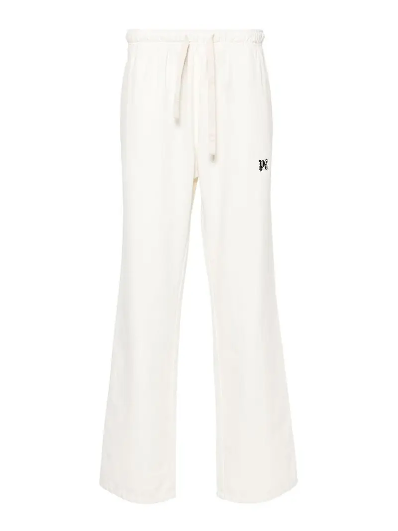 Pantaloni da viaggio con monogramma Bianco