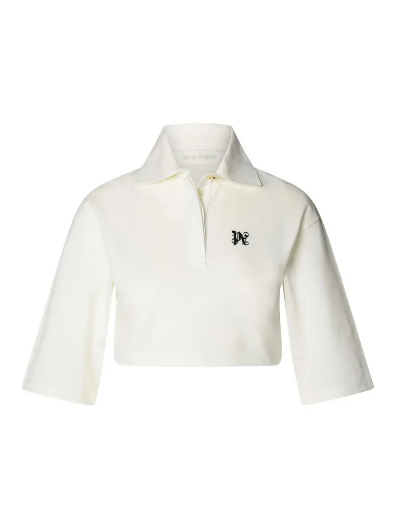 Palm Angels Polo Bianco 3260863