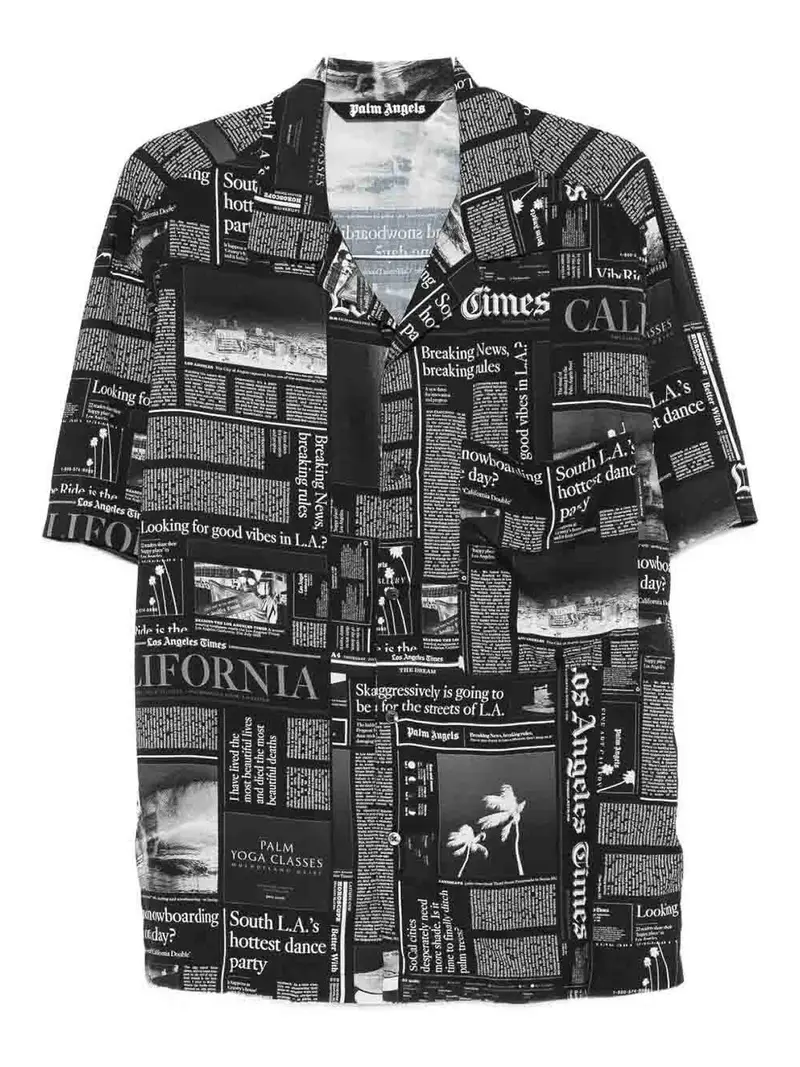 Shirt `Paxlatimes News` Nero