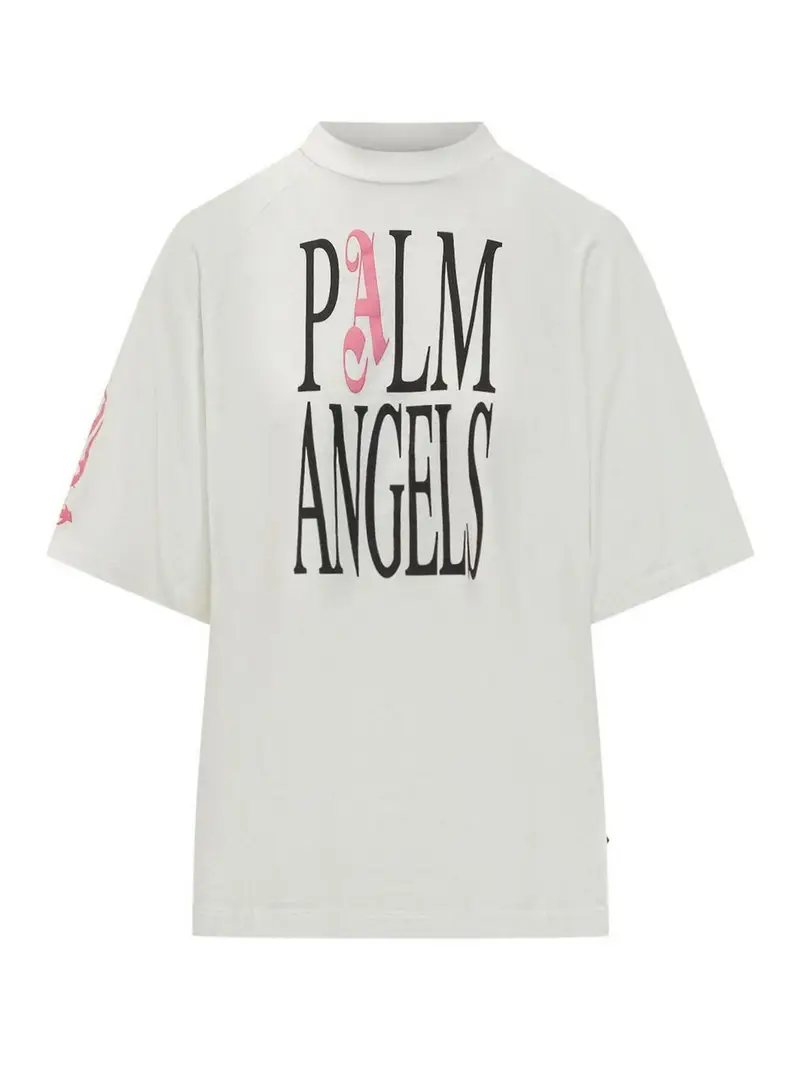 Palm Angels T-shirt Beige 3854204