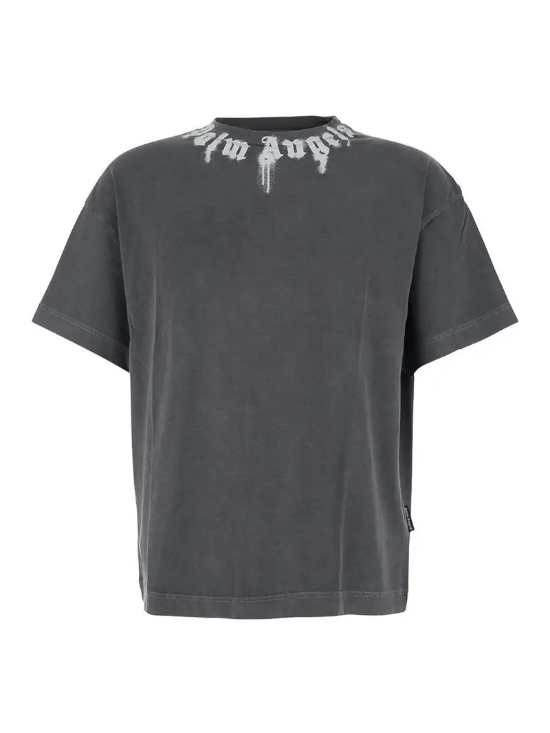 Palm Angels T-shirt Grigio 3296981