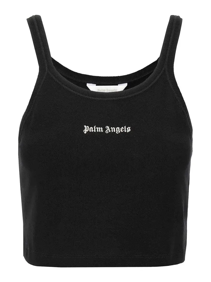 Palm Angels Top Nero 3315554