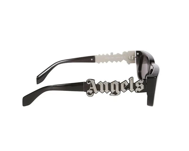 PALM ANGELS Unisex PERI040 Milford 1007 black Occhiali da sole Acetato Nero Grigio Squadrata Normale miniatura 2