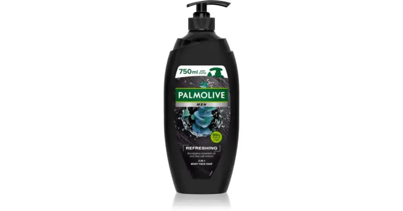 gel doccia rinfrescante per uomo 3 in 1 750 ml