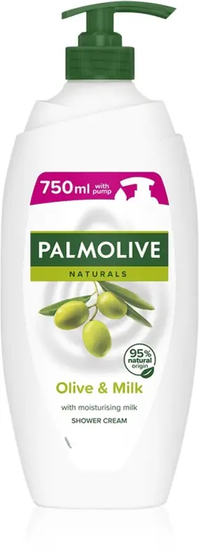 Naturals Olive crema-gel per bagno e doccia con estratto di olive con erogatore 750 ml