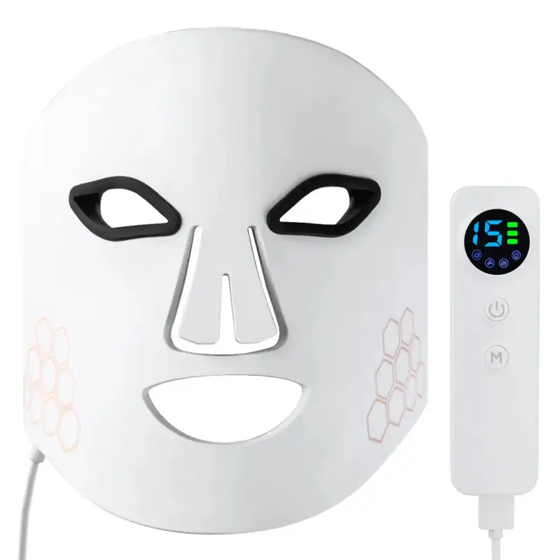 Maschera viso LED luminoterapia 4 colori donna Paloma Beauties