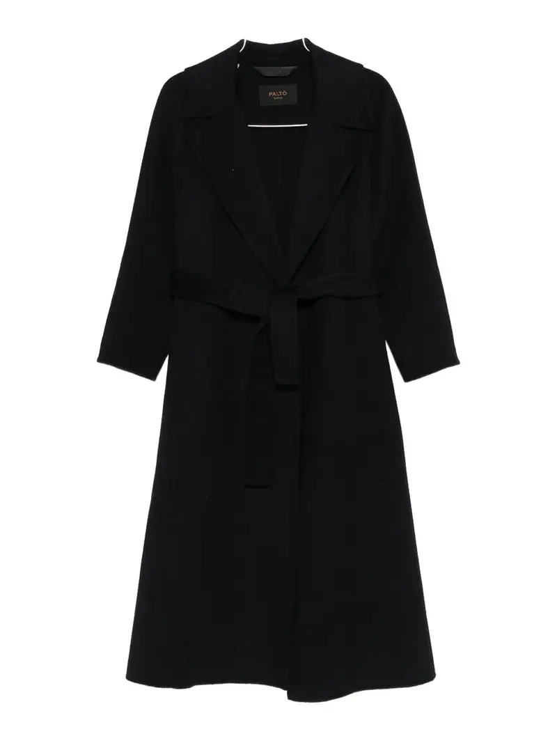 Cappotto in lana Paola Nero