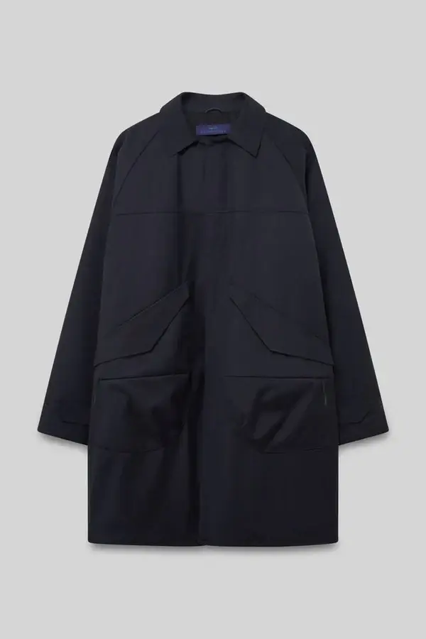 Cappotto ragu blu antipioggia