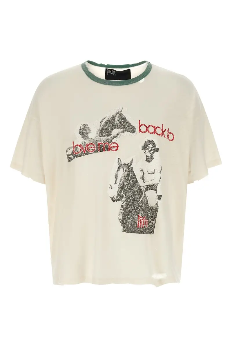 T-Shirt Back To Life Ringer Bianco