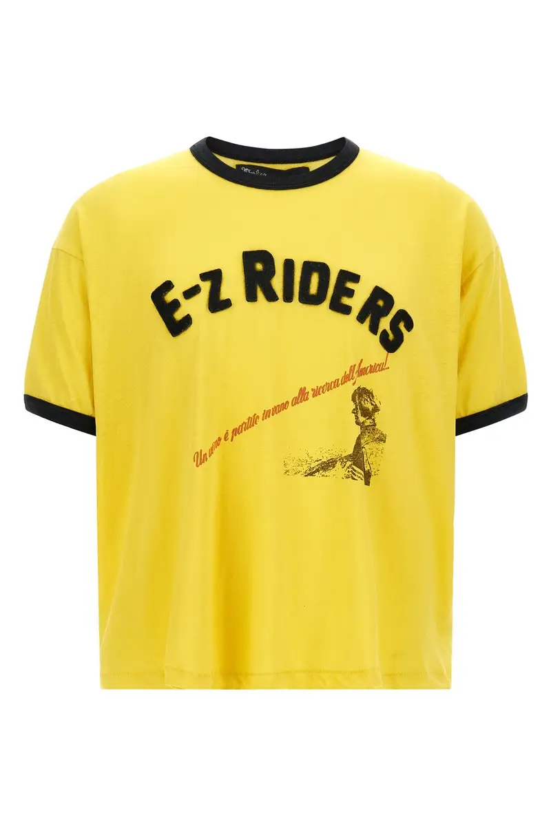 T-Shirt Ez Riders Ringer Giallo