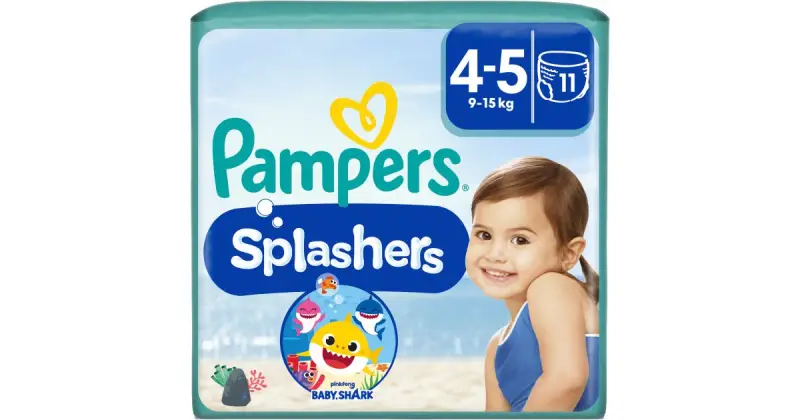 Splashers 4-5 pannolini a costume usa e getta 9-15 kg 1