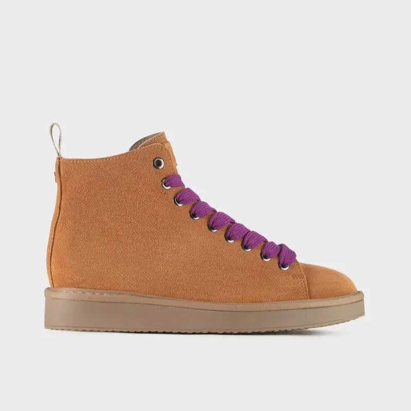 Polacchino P01 Brown Sugar Viola Panse Cammello