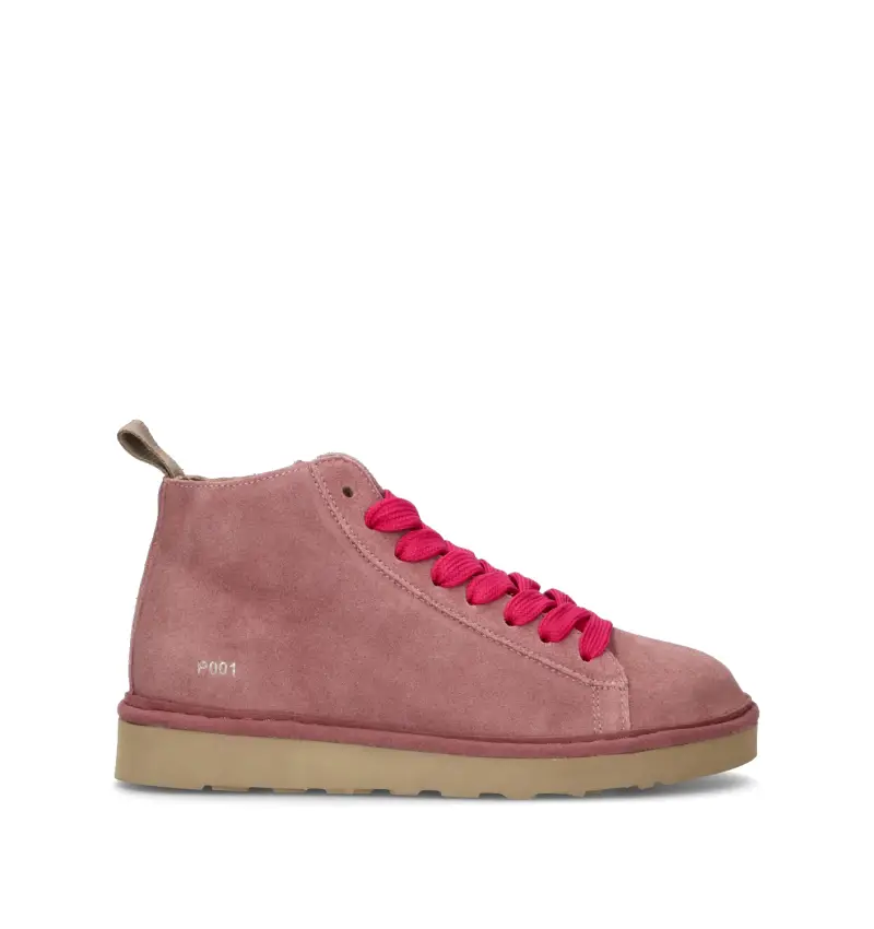 Polacco donna rosa in suede Vario