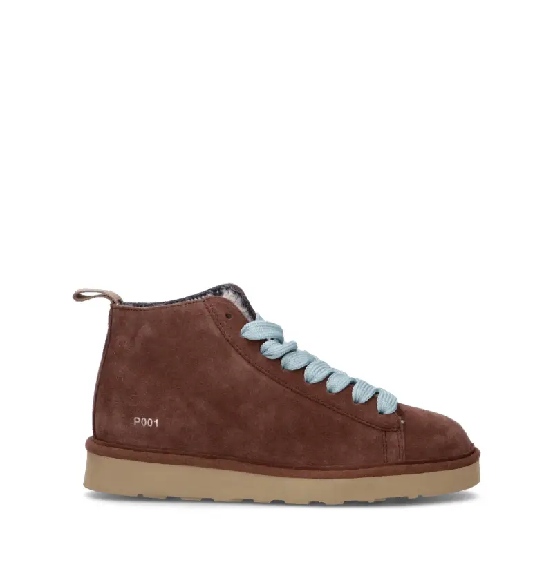Sneaker donna marrone in suede Vario
