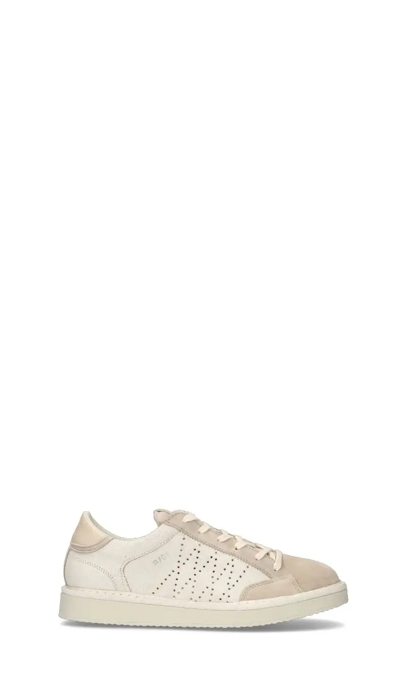 Sneaker uomo bianca/grigia in suede Vario