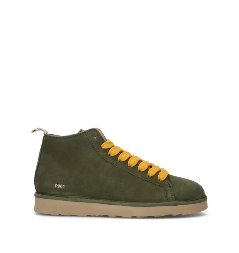 Sneaker uomo militare in suede Vario