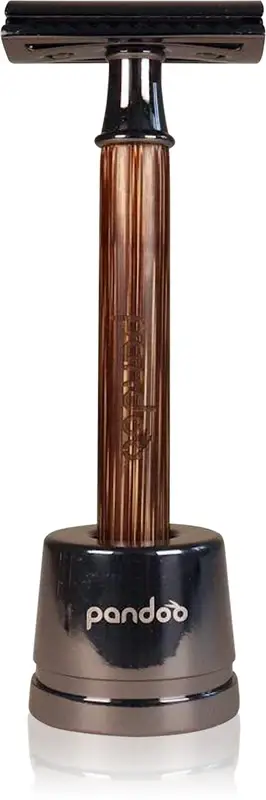 Bamboo Safety rasoio + testina di ricambio 10 pezzi Slim Handle