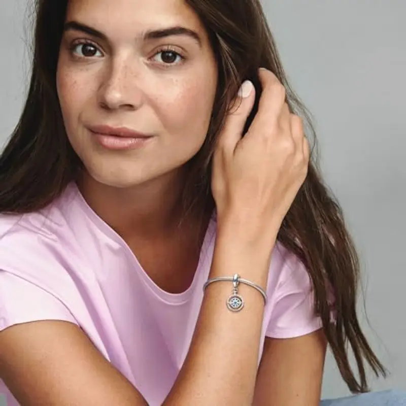 PANDORA 790099C01 ciondolo con bussola girevole miniatura 2