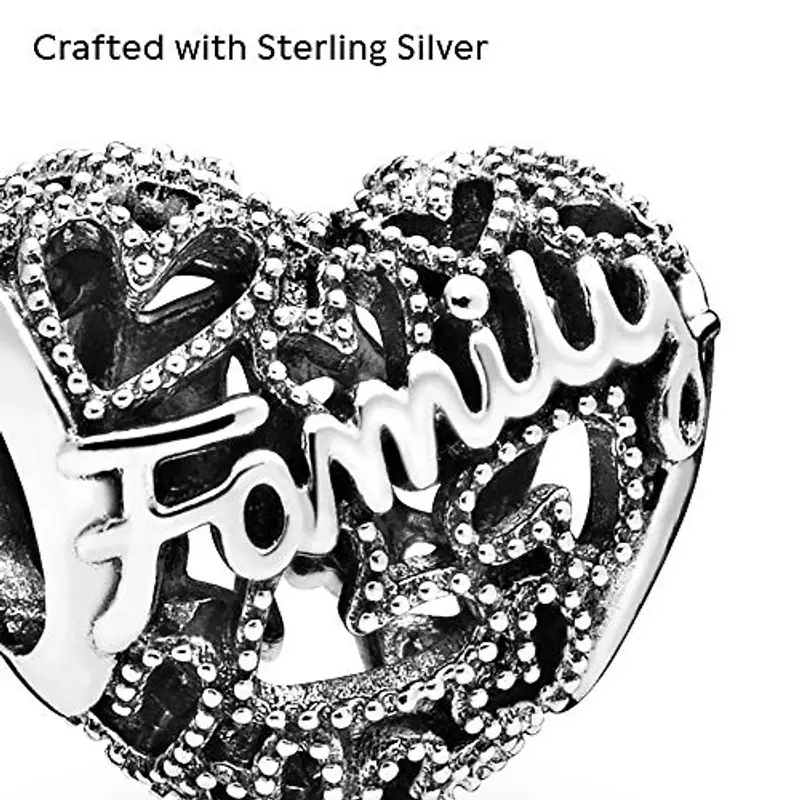 Pandora Bead Charm Donna argento miniatura 3