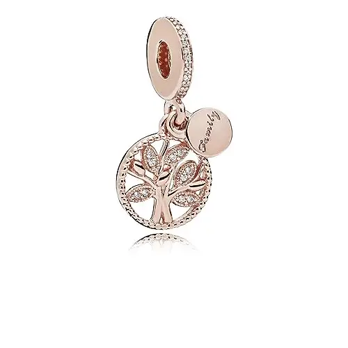 Pandora Bead Charm Donna placcato_oro miniatura 3