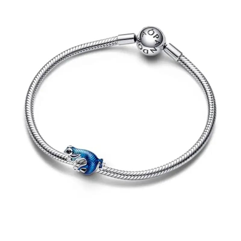 Pandora Charm Moments 792701C01 Geco blu miniatura 3