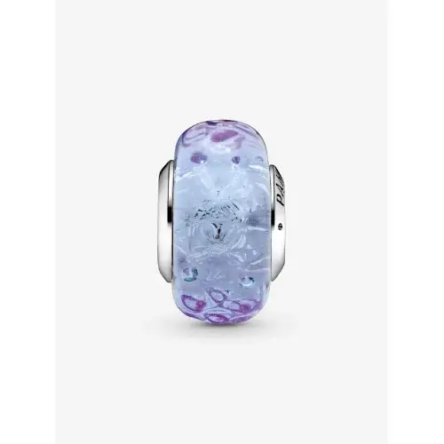 Charm Pandora Vetro di Murano Lavanda 798875C00 miniatura 2