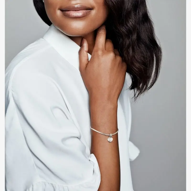 Charm Pendente Con Doppio Cuore miniatura 2