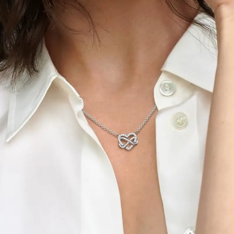 PANDORA Collana Moments 392666C01-50 cuore di donna miniatura 3