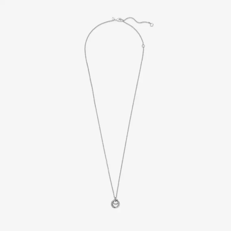 Family Always Encircled Pendant Necklace