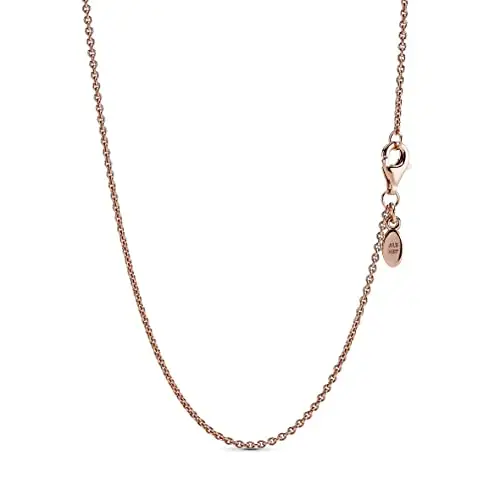 PANDORA Icons Collana in oro rosa 14k placcato, 45 miniatura 2