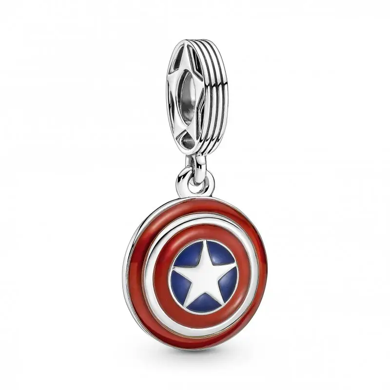 Marvel The Avengers Captain America Shield Dangle Charm