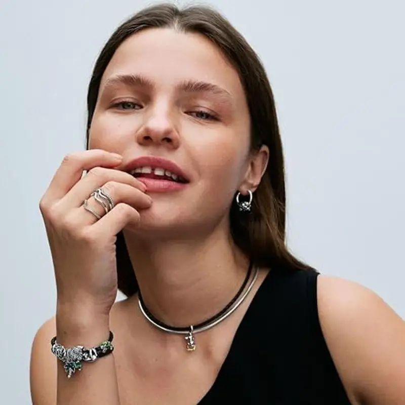 PANDORA Moments 793352C01 ciondolo a forma di palma miniatura 2