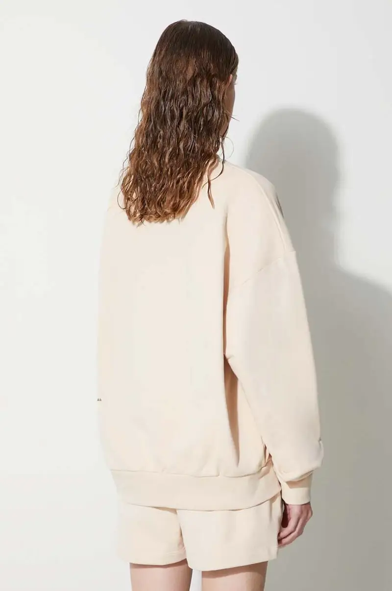 felpa in cotone Beige miniatura 5