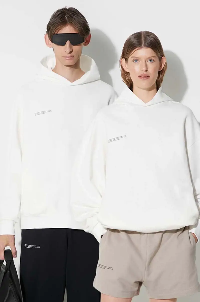 felpa in cotone Bianco