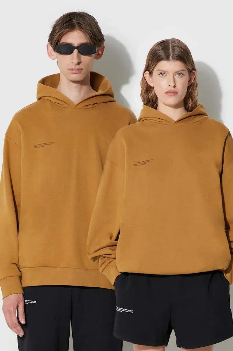 felpa in cotone Marrone