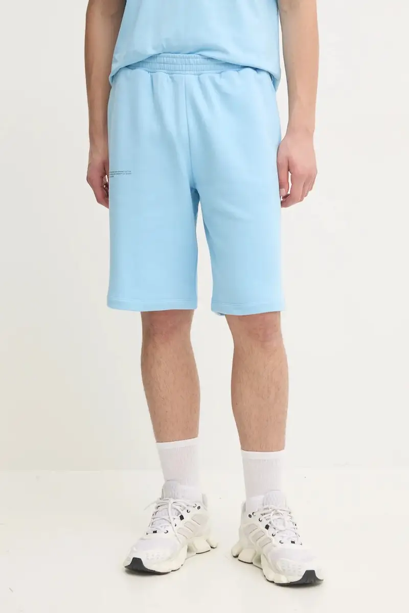 pantaloncini in cotone colore turchese Blu