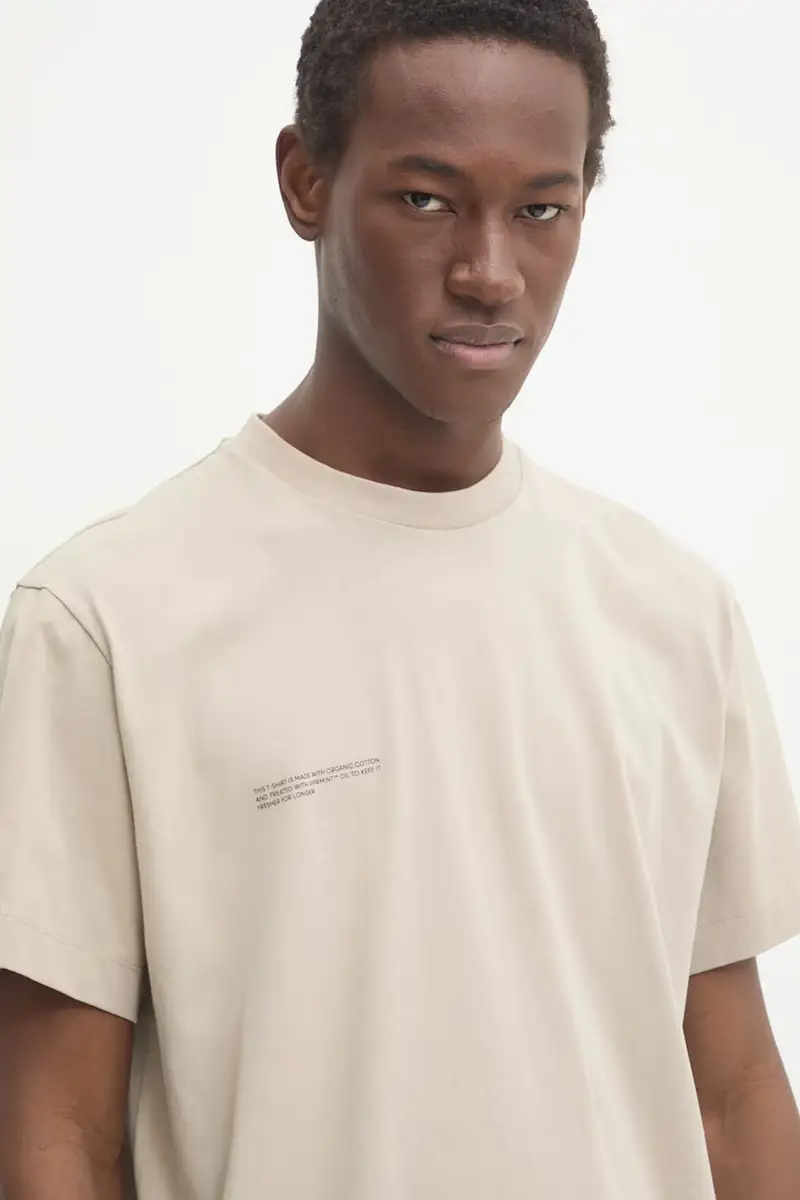 PANGAIA T-shirt Beige 4168543 miniatura 4