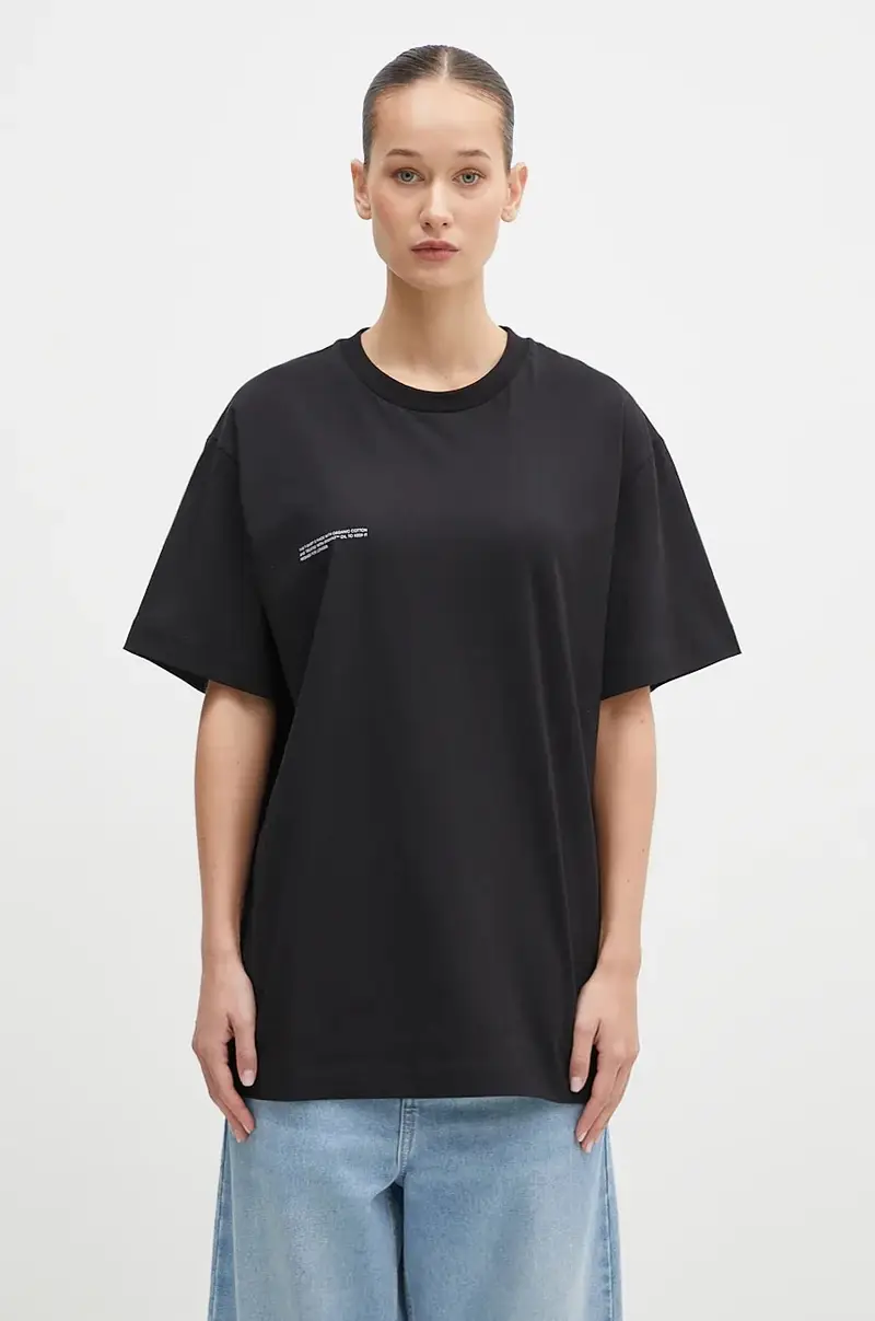 t-shirt in cotone colore nero