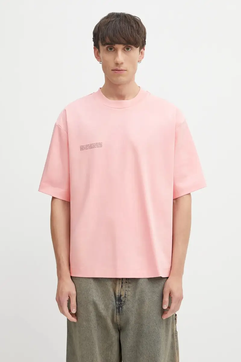 t-shirt in cotone DNA Oversized T-Shirt colore rosa 10002572
