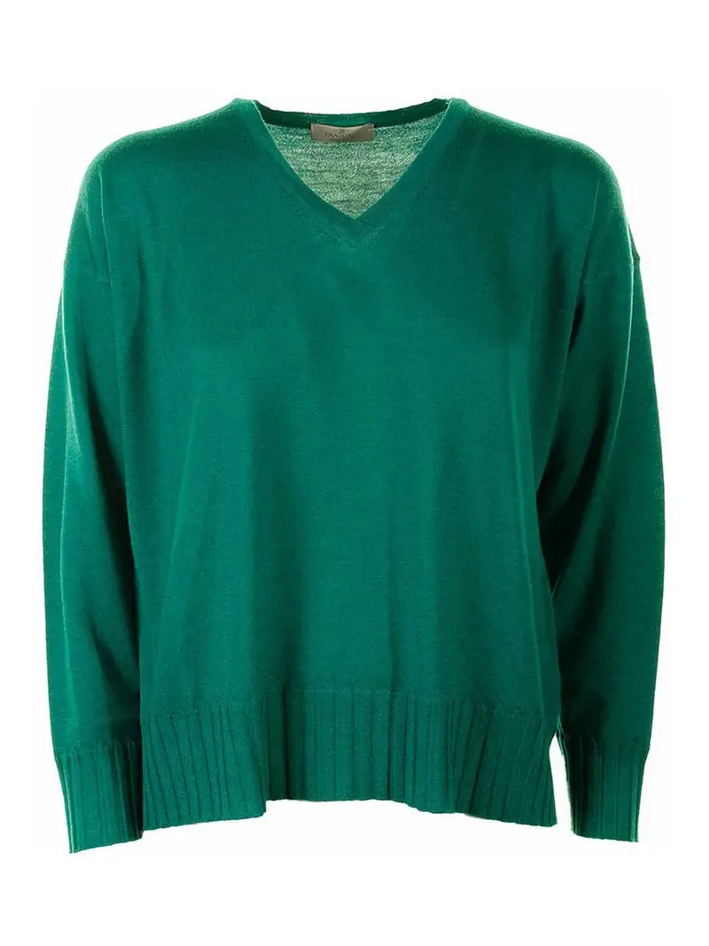 Cashmere Maglia Verde Smeraldo