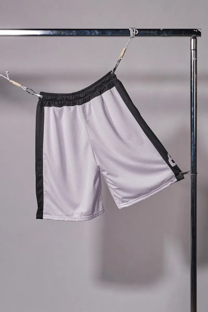 Pantaloncini Bianchi Sportivi Traforati al Ginocchio Bianchi e Neri BOARDMAN BRDM6 miniatura 3