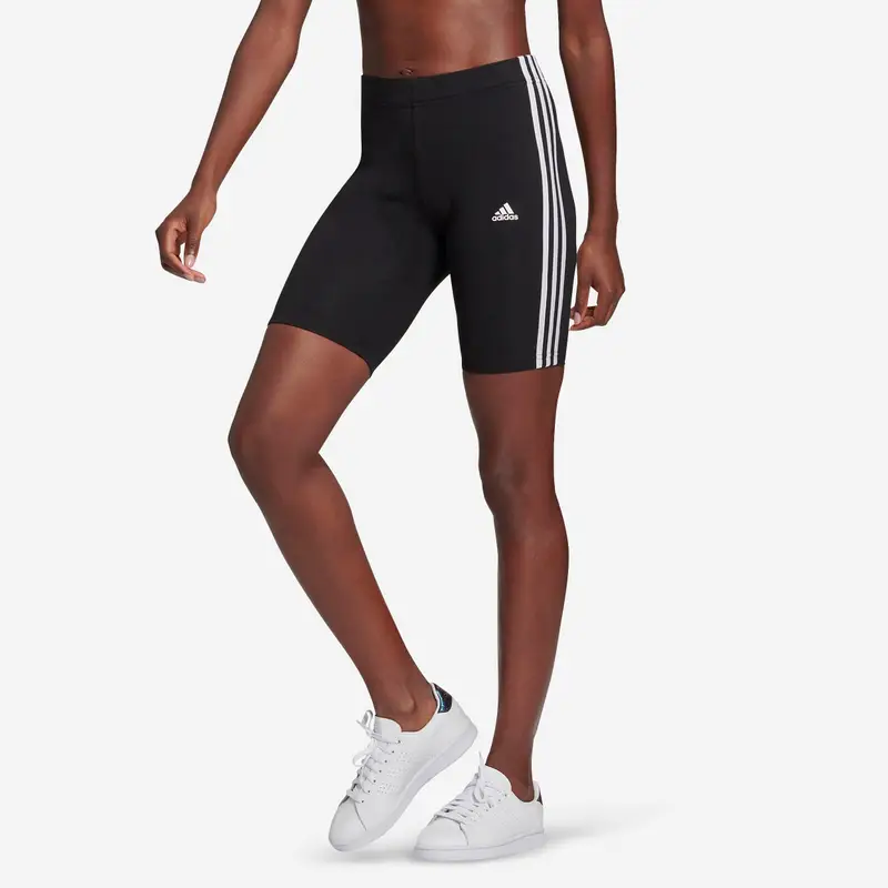 Pantaloncini donna fitness ADIDAS cotone leggero neri |  Adidas