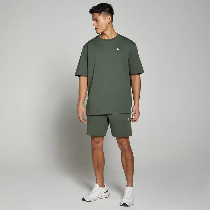 Pantaloncini in felpa MP Rest Day da uomo - Verde timo - XS miniatura 2