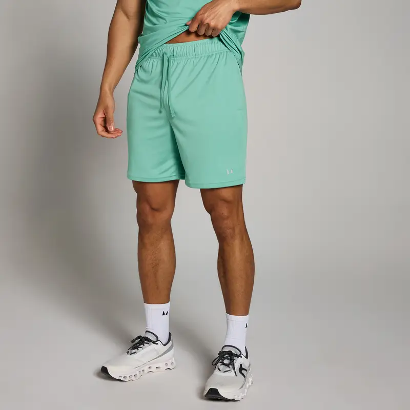 Pantaloncini leggeri 7  sportivi MP da uomo - Verde acqua - XS