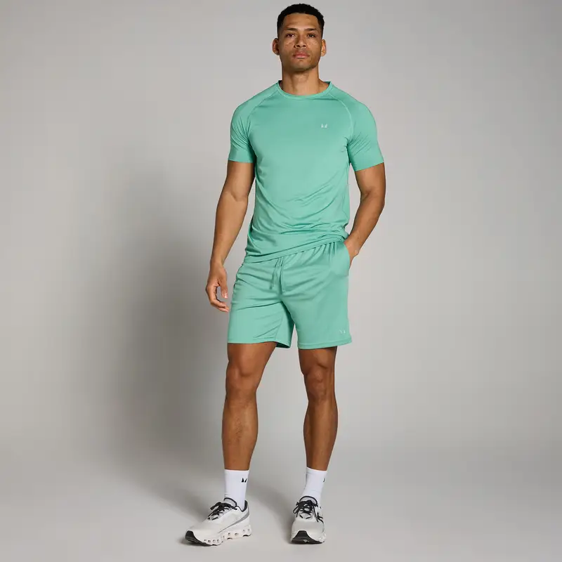 Pantaloncini leggeri 7 sportivi MP da uomo - Verde acqua - XS miniatura 2