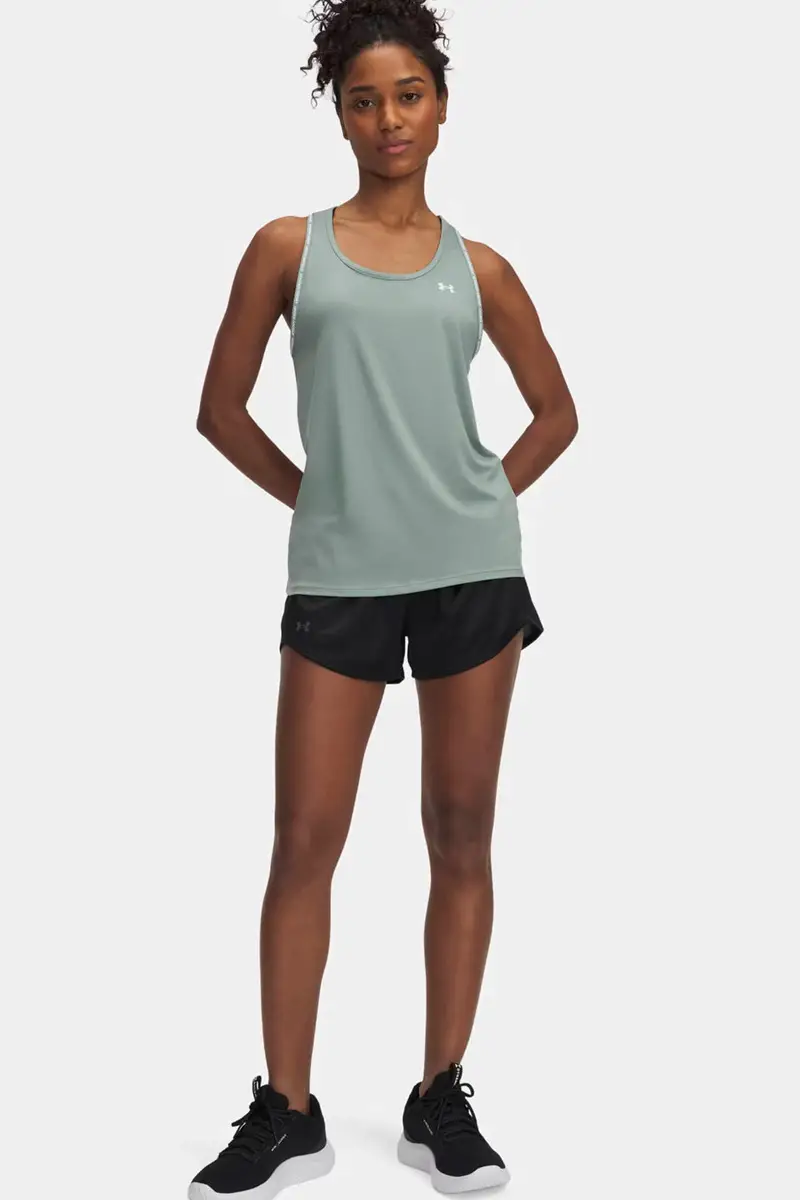 Pantaloncini Neri con Elastico in Vita UNDER ARMOUR Tech™ Play Up Shine miniatura 2